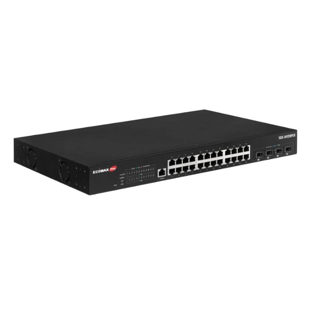 Edimax TGS-5428PLX Switch Vigilancia 24x2.5G mG Po 3