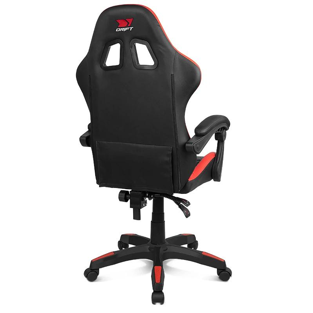 DRIFT Silla Gaming DR35 Negra-Roja 4