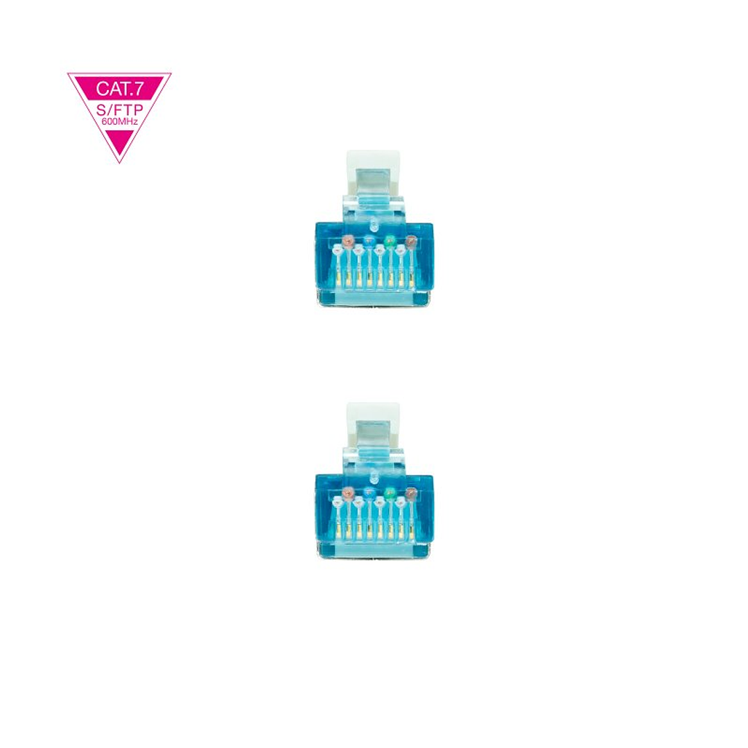 Nanocable Latiguillo Cat. 7 LSZH/SFTP 3 M Gris 3