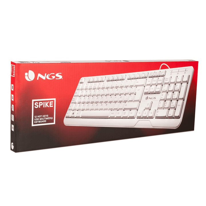 NGS teclado USB SPIKE 12 teclas multimedia 4