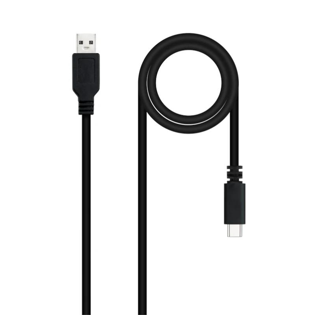 Nanocable Cable USB 2.0 3A USB-C-M/M 1.5M Negro 4