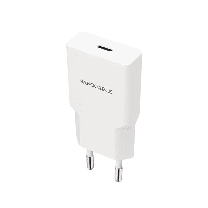 Nanocable Cargador USB-C/PD 30W   Blanco 1