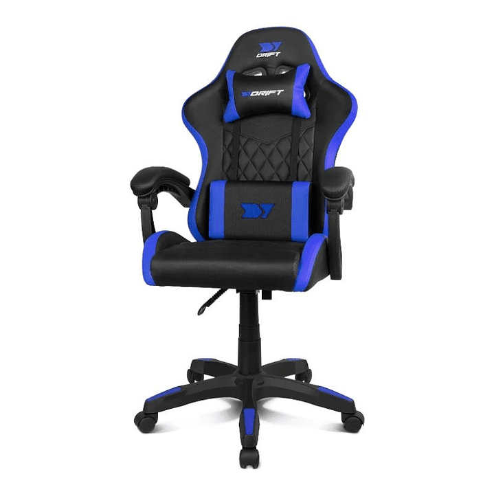 DRIFT Silla Gaming DR35 Negra-Azul Eléctrico 4