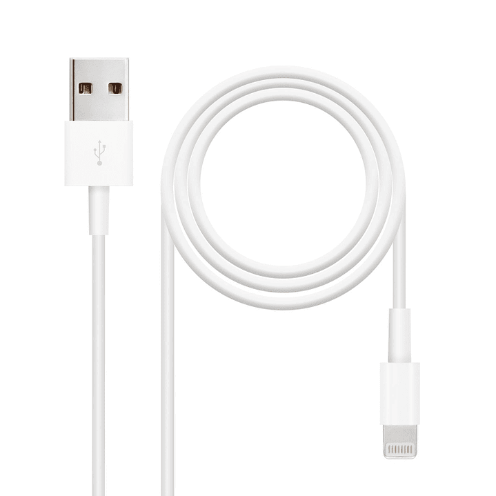 Nanocable Cable de datos/carga LIGHTNING/USB 1 M 3