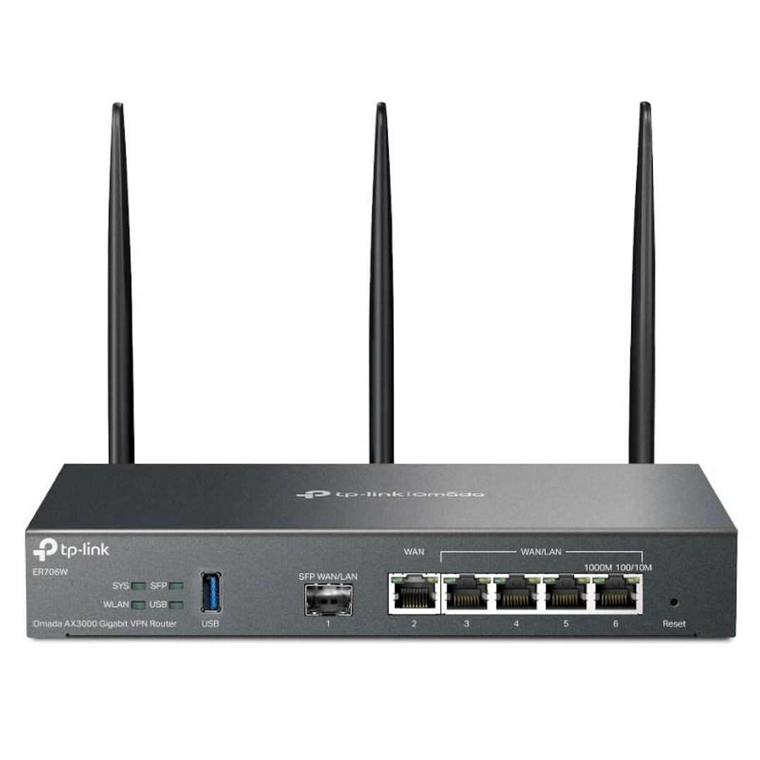 TP-Link ER706W Router WiFi6 Omada AX3000 Doble Ban 1