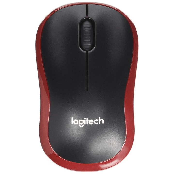 Logitech Ratón Inalámbrico M185 Rojo 3
