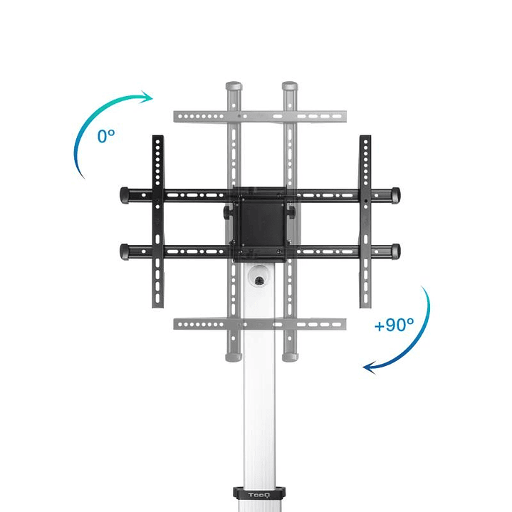 Tooq FS1886M-B Soporte suelo ruedas Hera 37