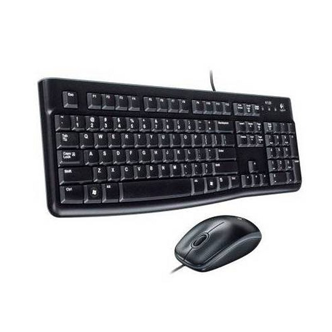 Logitech MK120 Teclado + Ratón óptico 1000dpi USB 1