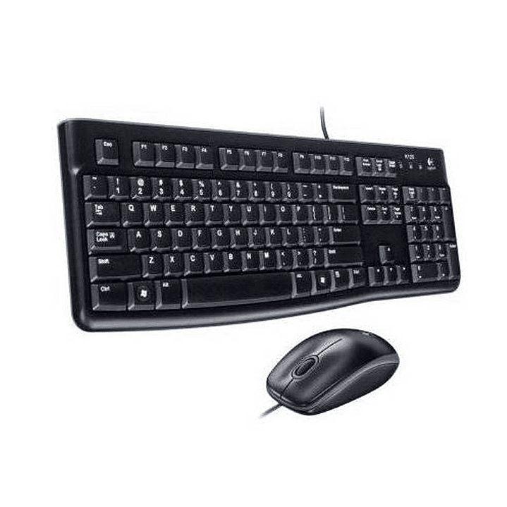 Logitech MK120 Teclado + Ratón óptico 1000dpi USB 1