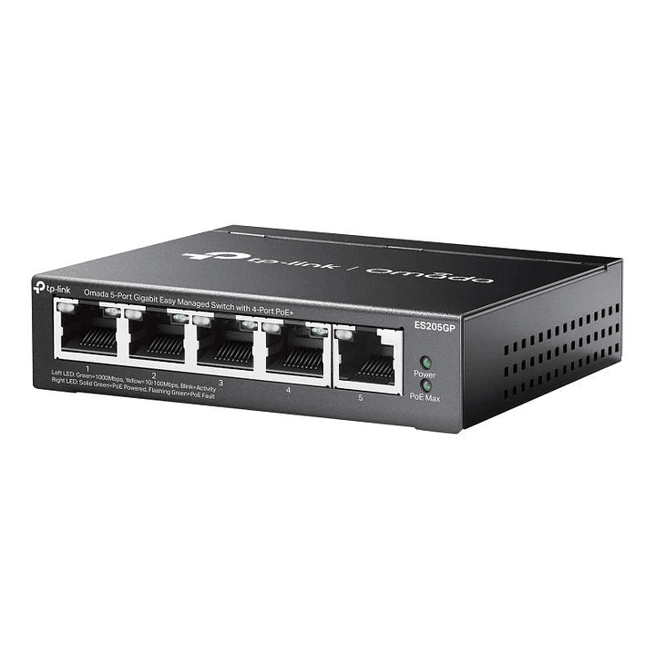 TP-Link ES205GP Switch 4xGb PoE+ 1xGb 65W Desktop 1