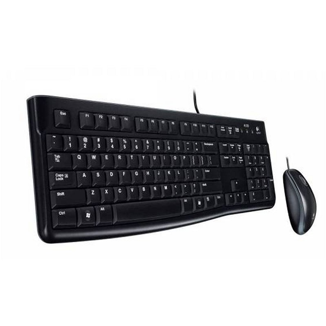 Logitech MK120 Teclado + Ratón óptico 1000dpi USB 3