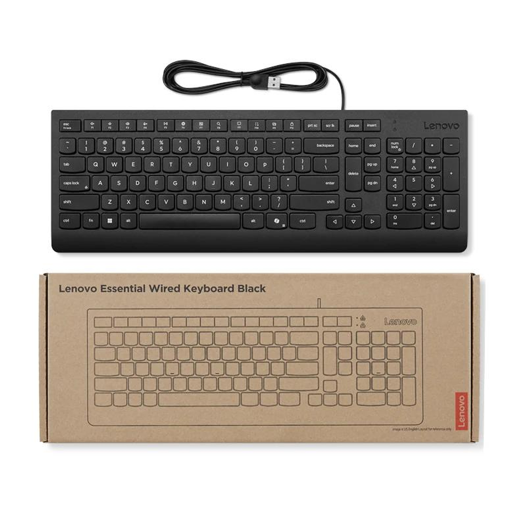 Lenovo Teclado con cable USB 3