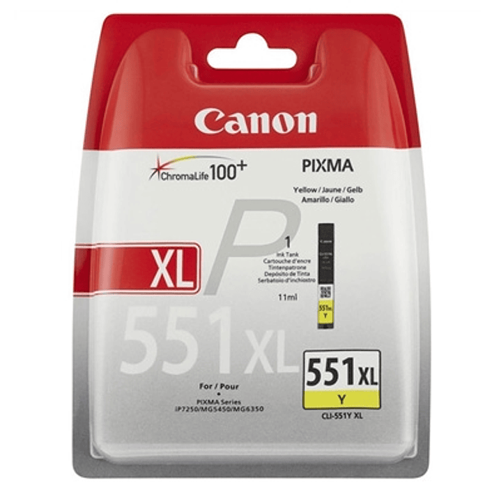 Canon Cartucho CLI-551Y XL Amarillo 1