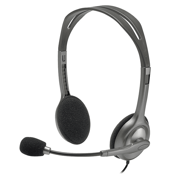 Logitech Auricular+Mic H111 Negro 1