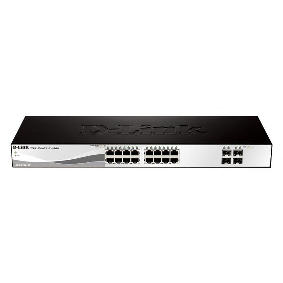 D-Link DGS-1210-20/E Switch 16xGB 4xSFP Combo 1