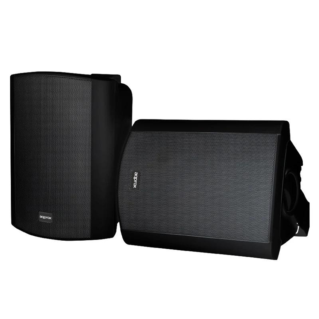 Approx Altavoces Pared Dig.2x30W kit de mont negro 1