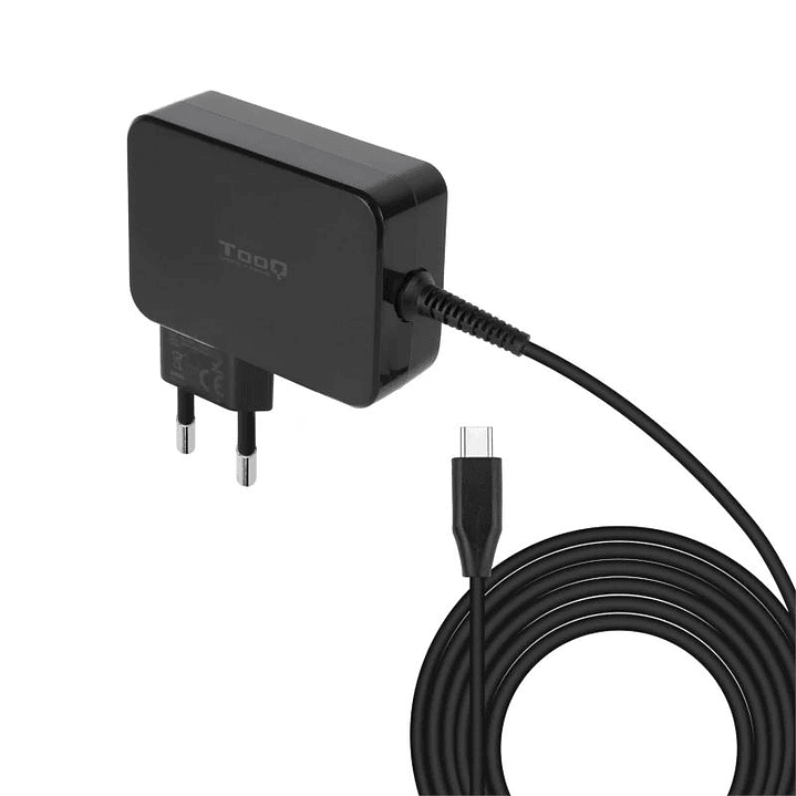 Tooq Cargador portátil GAN USB-C PD 100W Negro 3