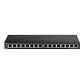 D-Link DGS-1016S/E Switch 16x10/100/1000Mbps GbE - Miniatura 1