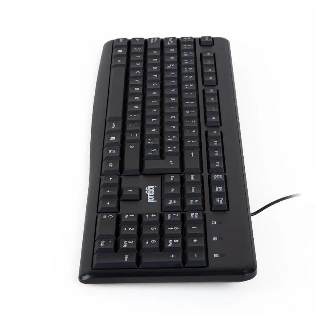 iggual Teclado estándar CK-BASIC2-105T negro 3
