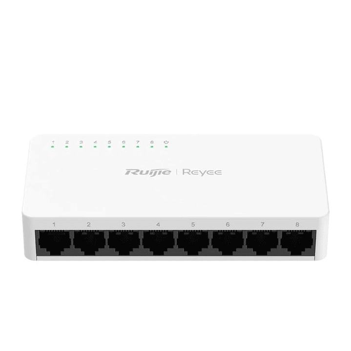 Reyee Unmanaged Switch 8xGb RJ45 Plastic Case 1
