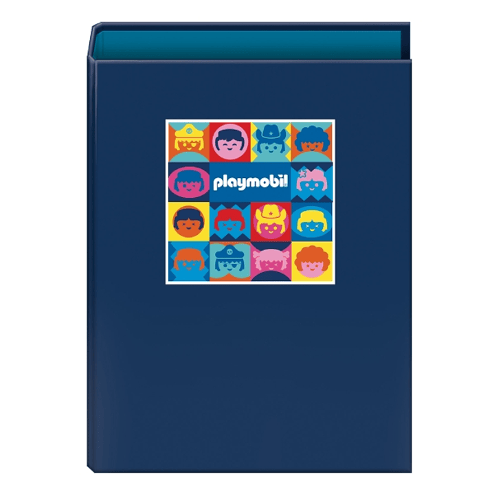 Dohe Playmobil Carpeta de 4 Anillas Mixtas de 40mm - Formato Folio - Cubierta en Carton Forrado Plastificado 1