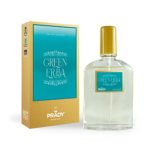 Prady Colonia Unisex Green Erba - Frasco de 90 ml - Spray Pulverizador