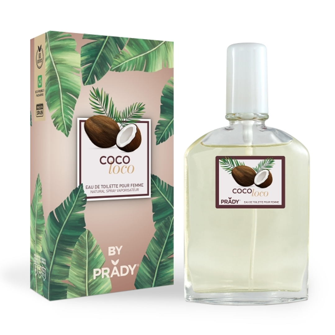 Prady Colonia Coleccion Frutales Coco Loco - Frasco de 90 ml - Spray Pulverizador 1