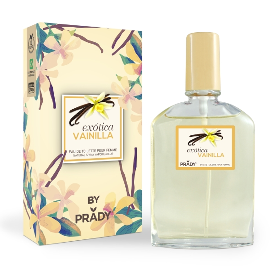 Prady Colonia Coleccion Frutales Exotica Vainilla - Frasco de 90 ml - Spray Pulverizador 1
