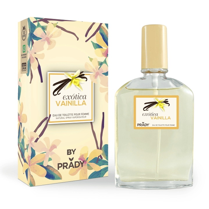 Prady Colonia Coleccion Frutales Exotica Vainilla - Frasco de 90 ml - Spray Pulverizador 1