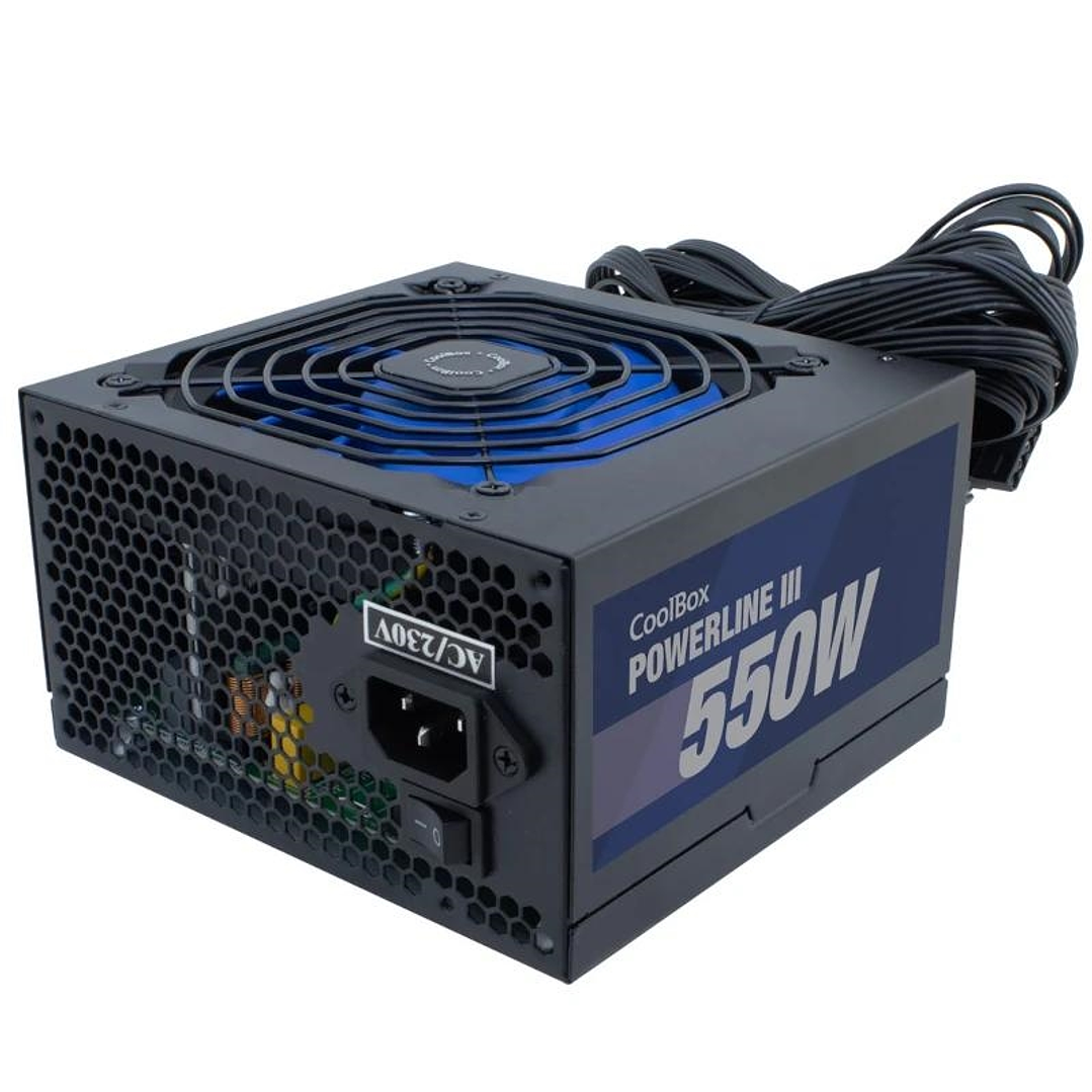 COOLBOX Fuente Alimentac. ATX POWERLINE III 550W 1