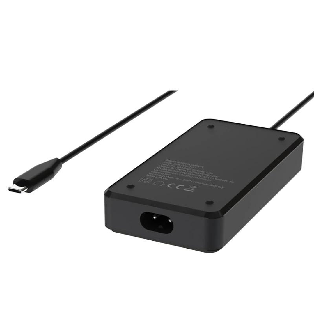 NILOX Alimentador gan usb-c para portátil -90w 3