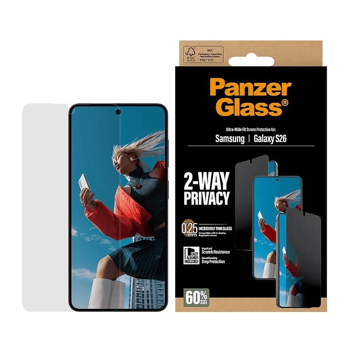 PanzerGlass Privacy Screen Pr. Samsung S26 1