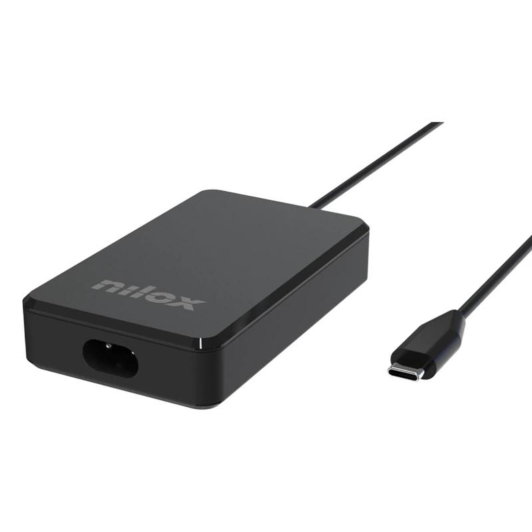 NILOX Alimentador gan usb-c para portátil - 65w 1