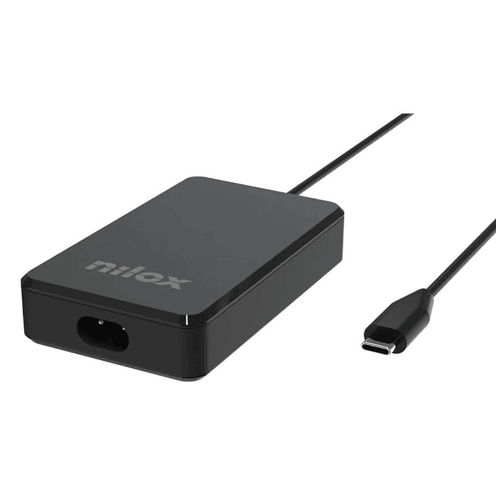 NILOX Alimentador gan usb-c para portátil - 65w 1