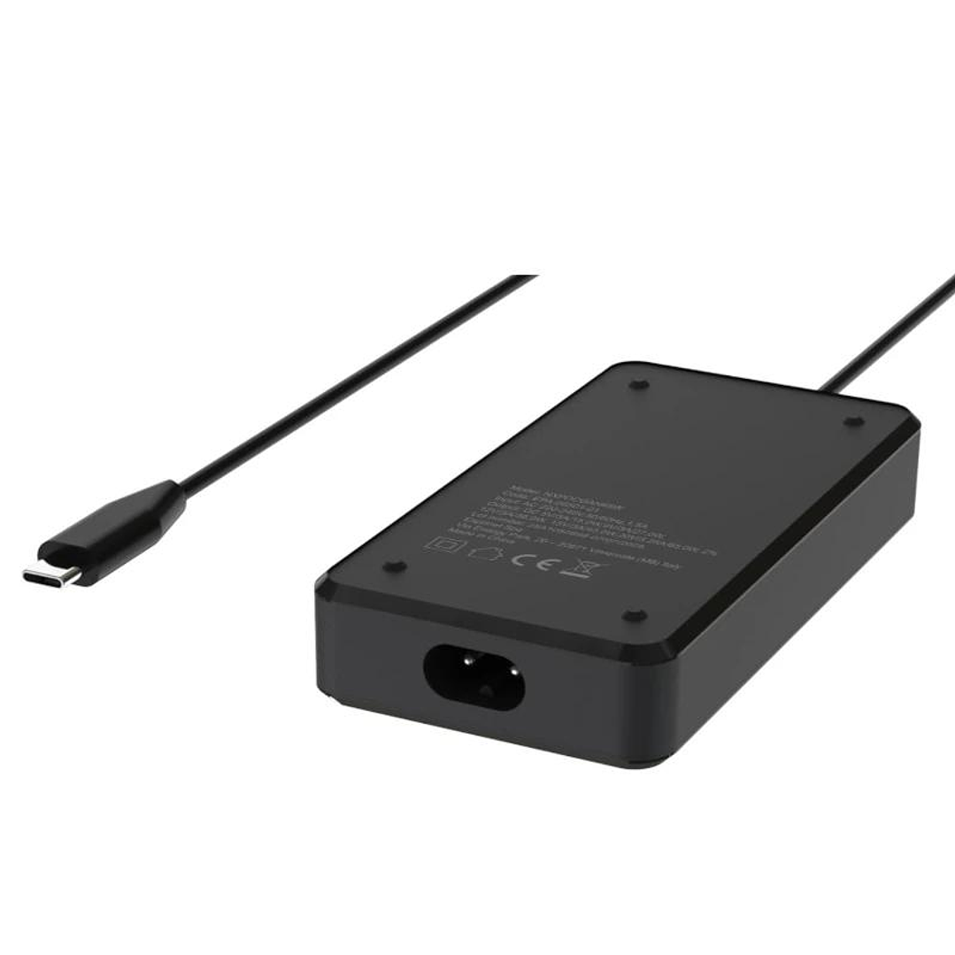NILOX Alimentador gan usb-c para portátil - 65w 3