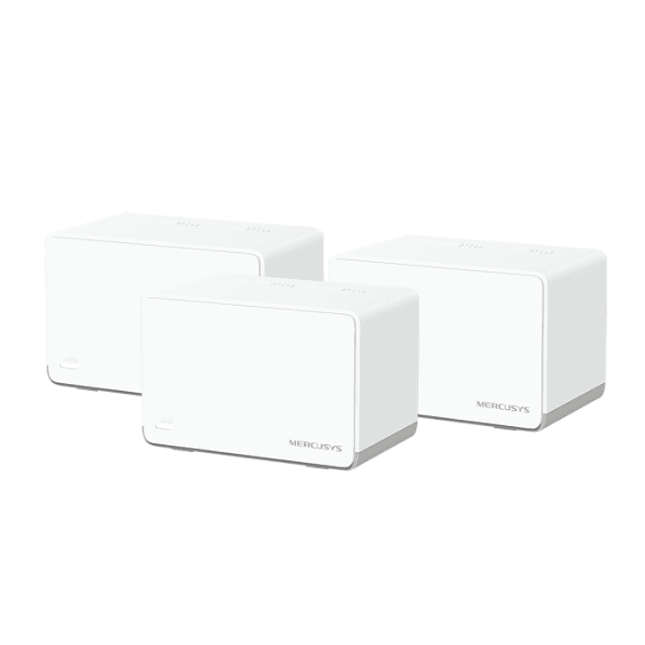 Mercusys H70X Sistema Wi-Fi 6 Mesh AX1800 Doble Banda - 3 Unidades Halo - Cobertura hasta 550 m² - Color Blanco 1