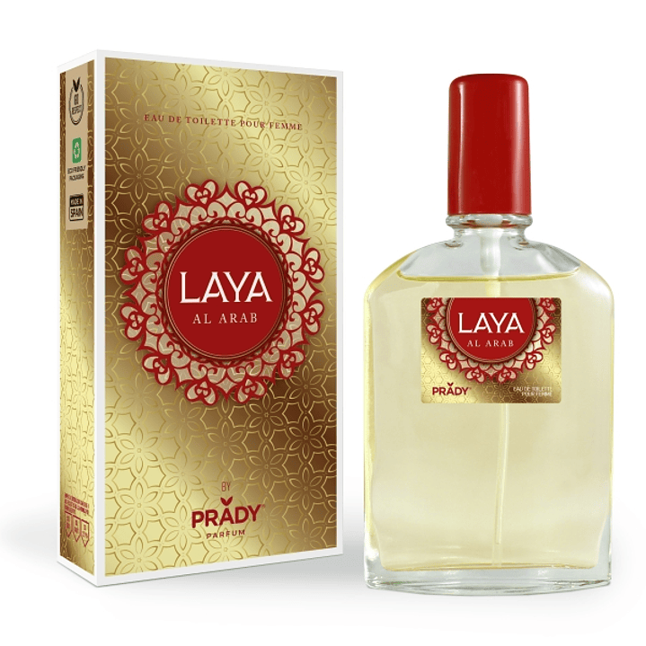 Prady Colonia de Mujer Laya Al Arab - Frasco de 90 ml - Spray Pulverizador 1