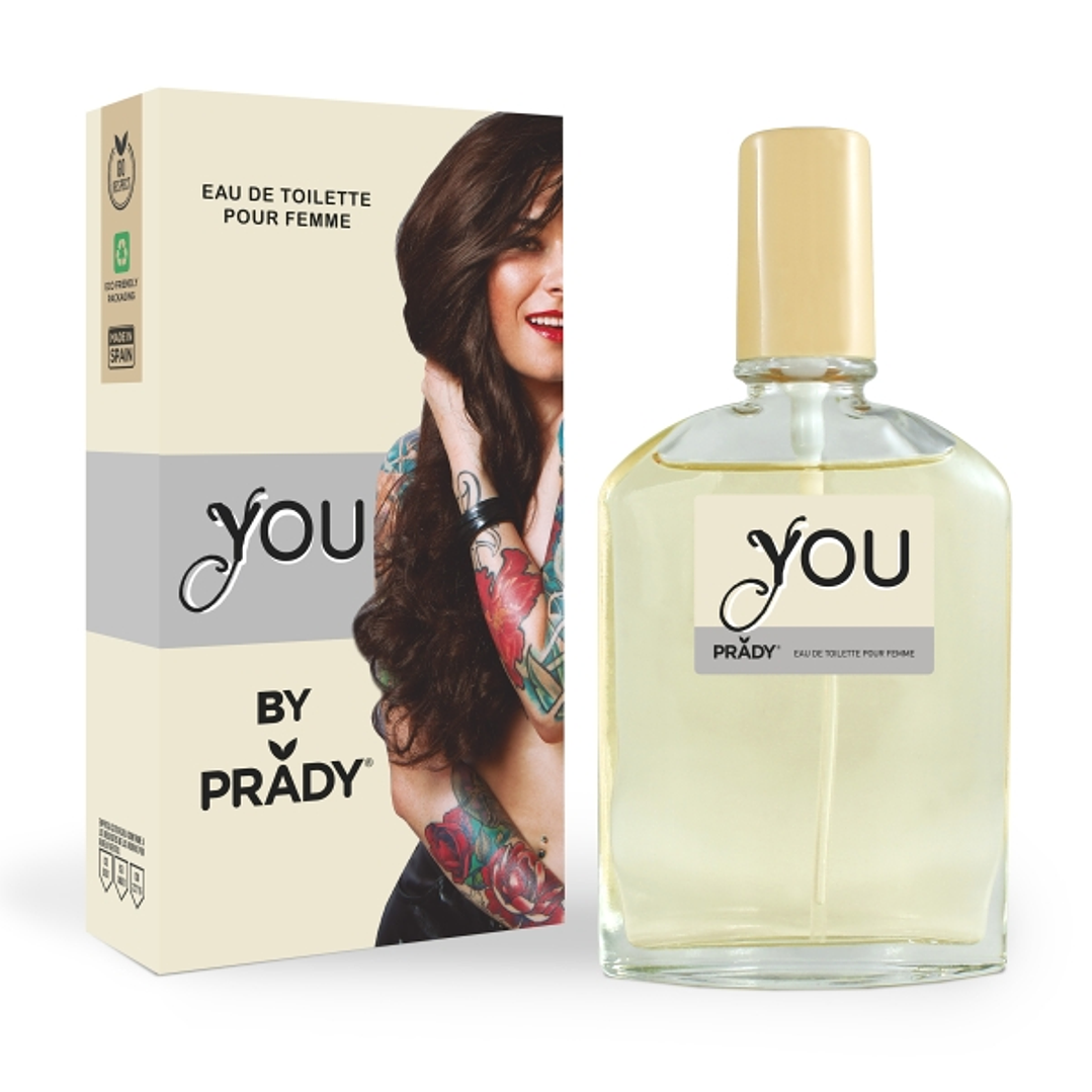 Prady Colonia de Mujer You - Frasco de 90 ml - Spray Pulverizador 1