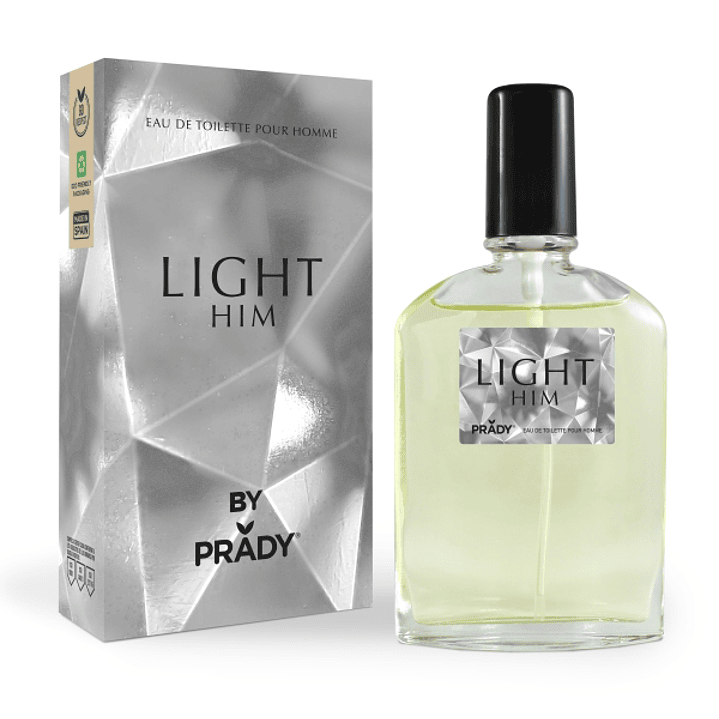 Prady Colonia de Hombre Light Him - Frasco de 90 ml - Spray Pulverizador 1