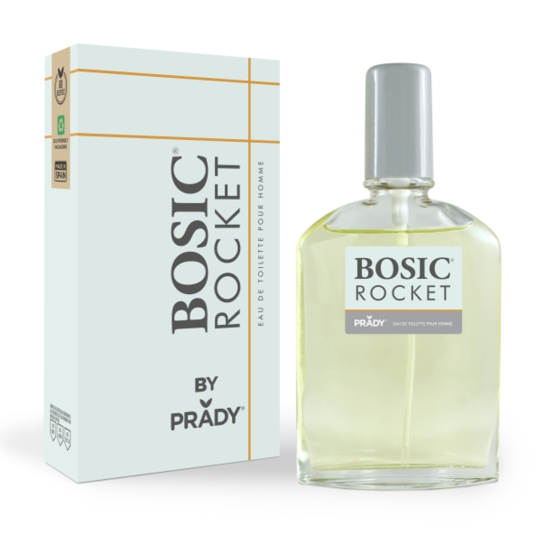 Prady Colonia de Hombre Bosic Rocket - Frasco de 90 ml - Spray Pulverizador 1