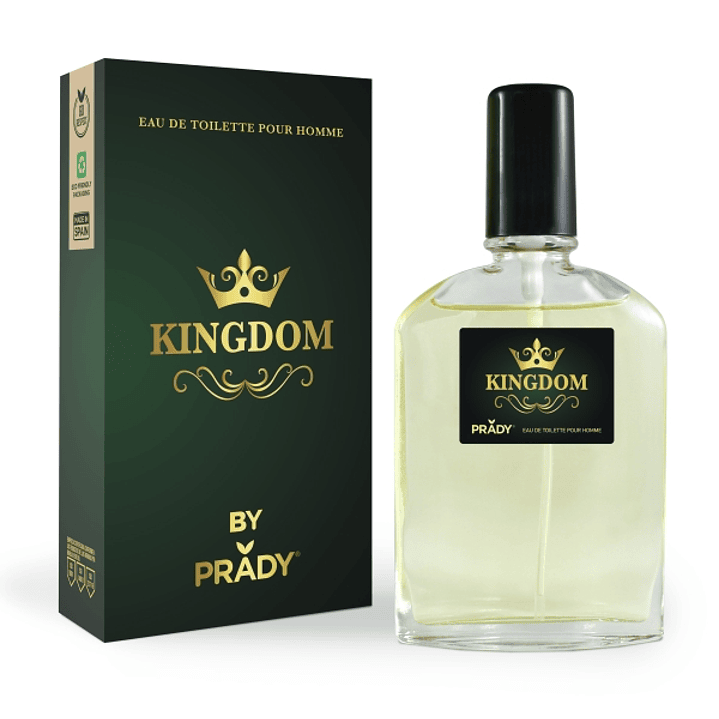 Prady Colonia de Hombre Kingdom - Frasco de 90 ml - Spray Pulverizador 1