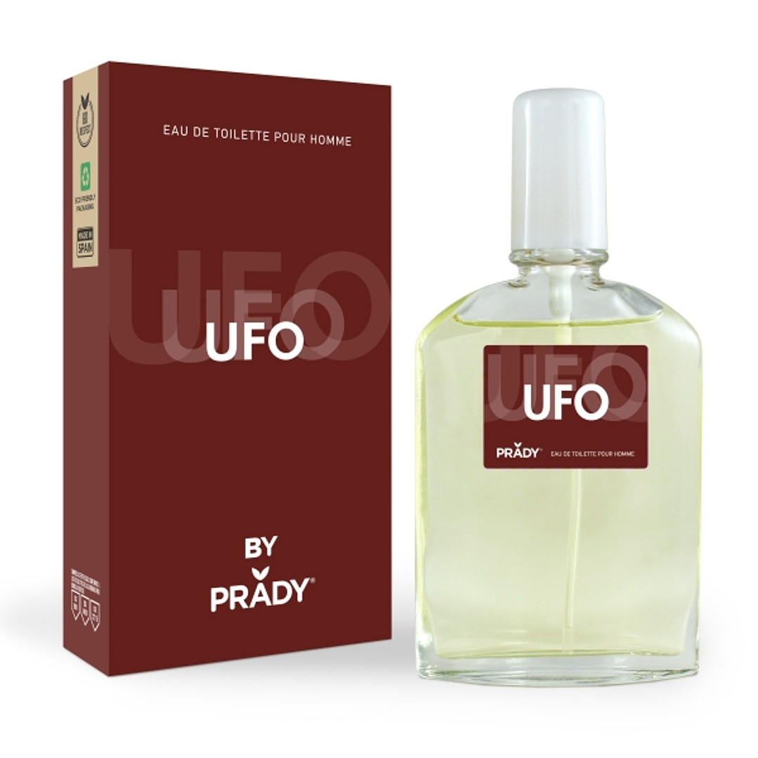 Prady Colonia de Hombre UFO - Frasco de 90 ml - Spray Pulverizador 1