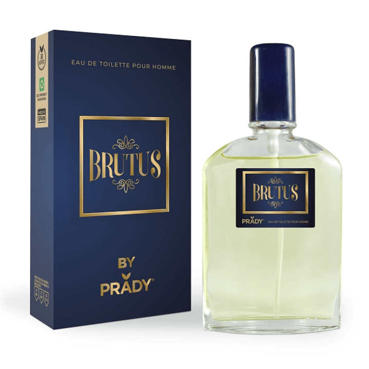 Prady Colonia de Hombre Brutus - Frasco de 90 ml - Spray Pulverizador 1