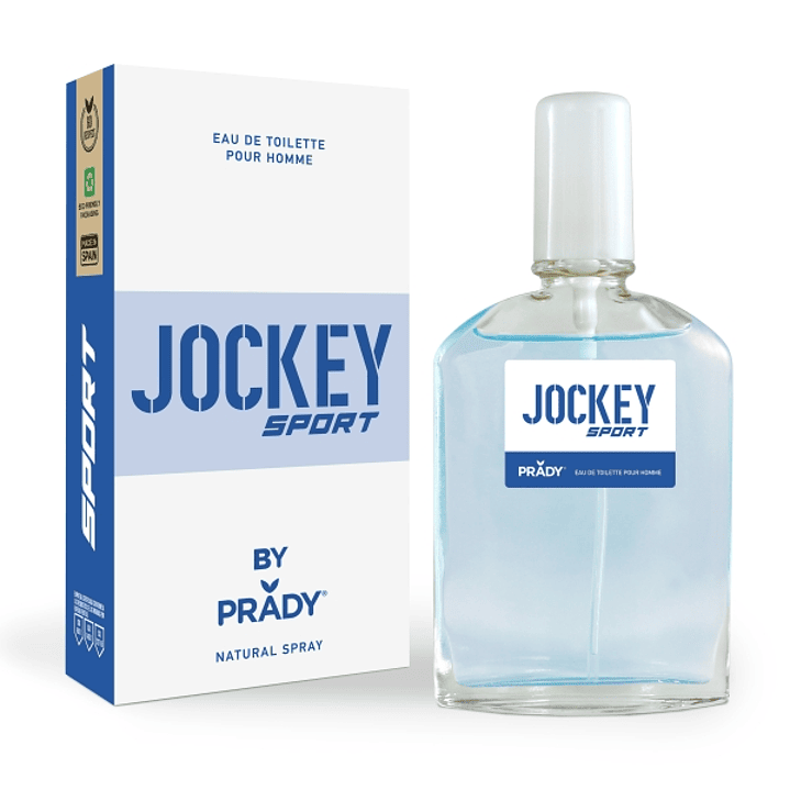 Prady Colonia de Hombre Jockey Sport Blue - Frasco de 90 ml - Spray Pulverizador 1