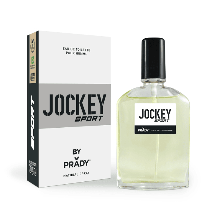 Prady Colonia de Hombre Jockey Sport Black - Frasco de 90 ml - Spray Pulverizador 1