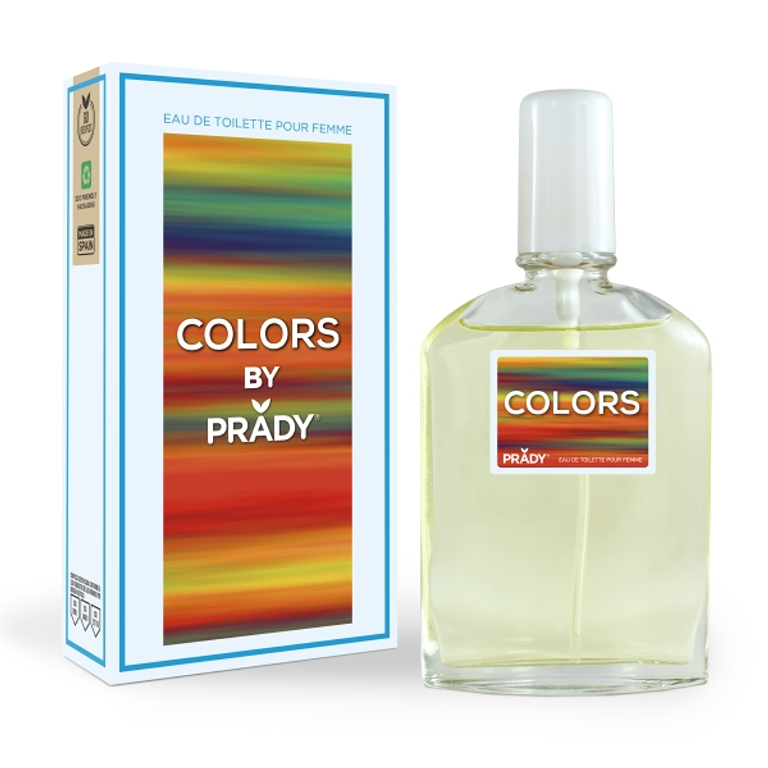 Prady Colonia de Mujer Colors - Frasco de 90 ml - Spray Pulverizador 1