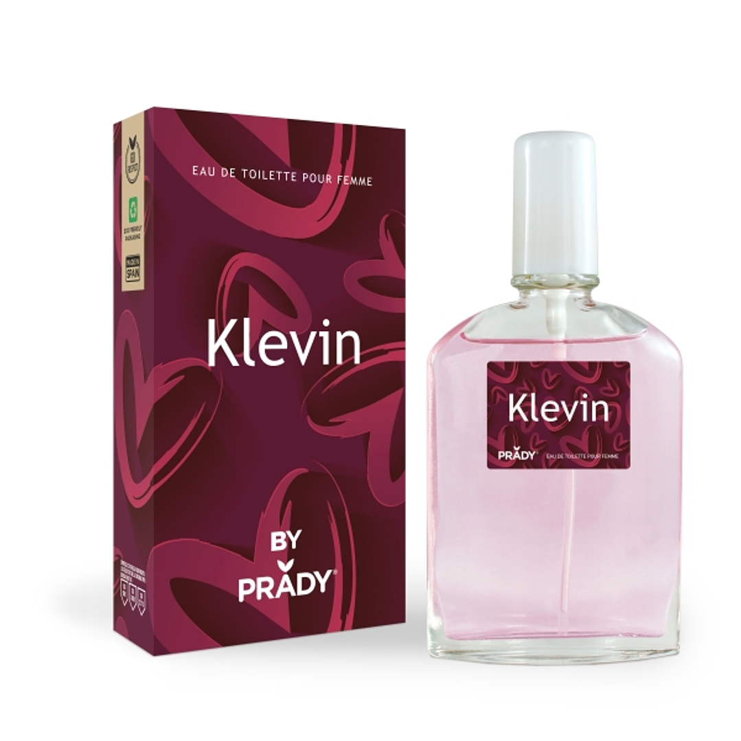 Prady Colonia de Mujer Klevin - Frasco de 90 ml - Spray Pulverizador 1