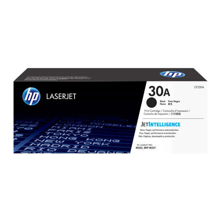 HP CF230A Negro Cartucho de Toner Original - 30A 1