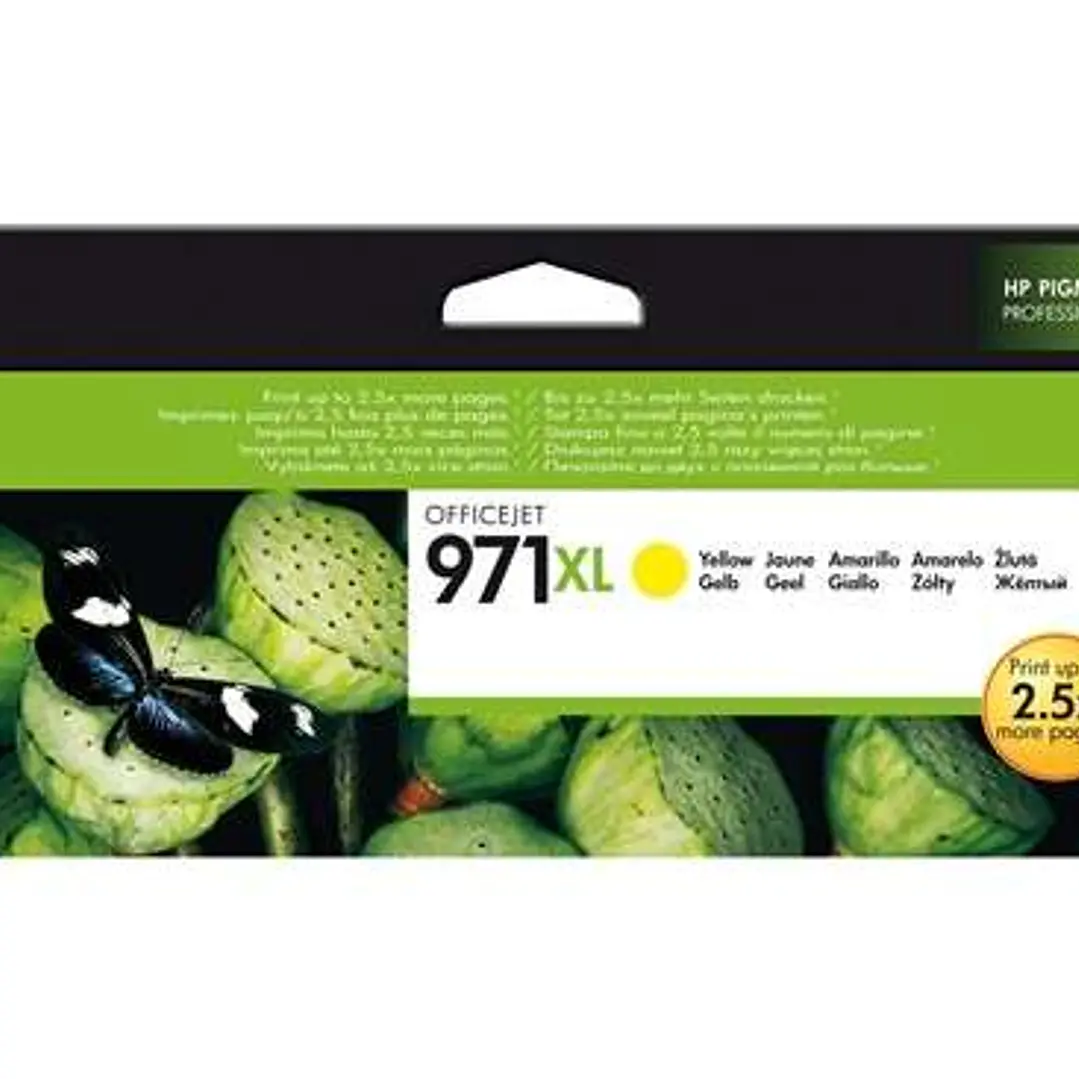 HP 971XL Amarillo Cartucho de Tinta Original - CN628AE 1