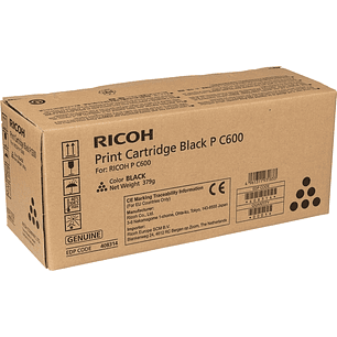 Ricoh PC600 Negro Cartucho de Toner Original - 408314/P C600BK